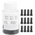 GUB 100Pcs Bicycle Aluminum Alloy Spoke Cap Spoke Cover Nipple Cycling Accessoryblack