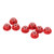 8Pcs 1/24 M2 Anti Loose Nut Aluminium Alloy Flanged Nylon Lining Anti Loose M2 Hex Self Locking Nuts for Axial for SCX24 Red
