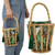 Fashionable Simple Handmade Bamboo Woven Tassels Woman Handbag with Removable Cloth Inner BagBamboo Tube Bag