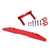 1/10 RC Car Rear Bumper Aluminium Alloy RC Crawler Car Bumper for Outdoor for SCX10 90046 90047 Red