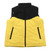 11 Places Heated Vest USB Dual Control Color Blocking Electric Heating Coat Heated Jacket for Men Women Black Yellow XL