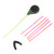 Ice Fishing Rod Kit Mini Ice Fishing Rod with Top Tip Portable Fishing Tackle for Winter Fishing16cm