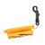 Silicone Arrow Puller with Keychain Archery Arrow Puller Target Remover Gripper with Belt Clip Hunting Shoot Target Accessories Striped Orange