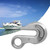 Durable Stainless Steel Eye Lifting Cargoes Snap Hooks Rowing Boat Kayak Accessory 3/8"