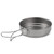 1100ML / 1600ML Titanium Pot Pan Set Super Lightweight Camping Cookware Set Portable Cooking Tool with Folding Handle