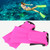 A Pair Lightweight Swimming Training Fins Snorkeling Short Flippers for 

Diving EquipmentSwimming Fins