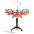 Kids Instrument Drum Set for Toddler Educational Percussion Simulation Instrument