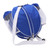 Round Mesh Basketball Bags Oxford Cloth Football Storage Pouch for Indoor Exercise SportBlue Cloth with White Edges