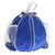 Round Mesh Basketball Bags Oxford Cloth Football Storage Pouch for Indoor Exercise SportBlue Cloth with White Edges