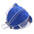 Round Mesh Basketball Bags Oxford Cloth Football Storage Pouch for Indoor Exercise SportBlue Cloth with White Edges