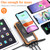 Wireless Solar Power Bank 30000mAh Waterproof Solar Charger DP Fast Charging with LED Flashlights External Battery Pack for Outdoor Camping