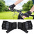 A Pair of Black Outdoor Cycling Anti-Skid Sports Super Fiber Wear Resistant Silicone Fitness Tactics Half Finger Gloves(Half Finger Gloves M)