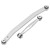 RC Aluminium Alloy Steering Rod Tie Links Fit for Axial SCX24 90081 1/24 RC Cars PartsSilver
