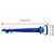 Beach Umbrella Holder Antirust Beach Parasol Stand Ground Spike for Beach Wild Fishing
