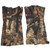 2Pcs/Set Outdoor Waterproof Snow Gaiters Camouflage High Legging Cover Boot for CampingDried Leaves Camouflage (XL)