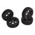 4PCS Short Course Truck Tire with Mounting Tools Rubber Tyre Replacement for 1/10 RC Model Car Black