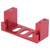 Metal Steering Servo Mount Fixed Base Aluminum Alloy RC Servo Fixing Mount for WLToys 104001 1/10 RC CarRed