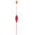 Plastic Fishing Buoy Anti Break Plastic Oval Rod Buoy for Fishing Equipment AccessoriesA-02