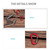 Outdoor Camping Octopus Rope Buckle Camping Deck Nail Fixed Tent Rope Buckle Spring Wind Rope Hook Awning Canopy Wind Rope Buckle with Carabiner Hook