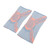 1 Pair Knee Brace Thickened Pads Breathable Mesh Silicone Spring Bar Knee Compression Sleeve for Sports Pink Blue L