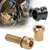 4PCS RISK Titanium Alloy M5*18 Stem Screws Set for Mountain Bike Road Bicycles Bolts Replacement Accessories(Gold )