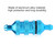 HSP Alloy Aluminum Oil Nitro Fuel Filter for 1/8 1/10 Scale RC Model Car (Blue)