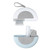 Electronic Cleaning Kit Multifunctional Dust Removal Portable Keyboard Cleaner Brush for Screen BT Earphone Blue