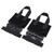 2pcs Outdoor Quick Release Cummerbund MOLLE Removal Buckle Nylon Portable Quick Removal Buckle SetBlack
