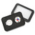 Golf Ball Marker Hat Clip National Flag Pattern Golf Clip Marker Accessories Gift Black