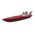 2.4G Remote Control Boat Mini Sailboat Model High Speed RC Electric Boat Water Toy Remote Distance 50‑100m Red
