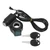 Electric Bike Throttle Grip Kit Speed Handlebars with Blue Font Display Screen Lock Key Bike Accessories