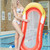Portable Inflatable Hammock Floatings Bed Row Lounges Folding Swimming Bed Summer Outdoor Swimming Pool Water Pool Party Beach Hammock