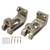 2Pcs RC Front Caster Block C Hub Aluminium Alloy 1/8 for Traxxas Sledge Cart 95076‑4 Ti Colour