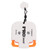 Golf Score Counter One Touch Reset Double Handheld Mini Stroke Counter for Outdoor ScorekeeperWhite Orange