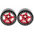 1.9 Inch Tire Wheel Hub Wear Resistant Durable Replaceable Easy to Install Metal WheelRed