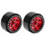 1.9 Inch Tire Wheel Hub Wear Resistant Durable Replaceable Easy to Install Metal WheelRed