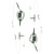 2Pcs European Style Long Line Carp Nesting Device Fishing Set Carp Fishing Bait Feeder35g