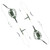 2Pcs European Style Long Line Carp Nesting Device Fishing Set Carp Fishing Bait Feeder35g