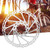 Mountain Bike Stainless Steel Brake Disc Bicycle Brake Pad Braking Part (203mm)