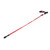 Hiking Pole Aluminium Alloy Telescopic Collapsible Multifunctional Outdoor Walking Stick for Men Women Bright Red