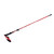 Hiking Pole Aluminium Alloy Telescopic Collapsible Multifunctional Outdoor Walking Stick for Men Women Bright Red