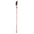 Hiking Pole Aluminium Alloy Telescopic Collapsible Multifunctional Outdoor Walking Stick for Men Women Bright Red
