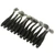 12pcs 70mm/2.9g T Tail Soft Bait PVC Paddle Tail Artificial Soft Worm Bait Fishing LureFlash Grey