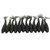 12pcs 70mm/2.9g T Tail Soft Bait PVC Paddle Tail Artificial Soft Worm Bait Fishing LureFlash Grey