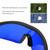 Golf High Definition Ball Finder Glasses Location Protection Eyeglasses Special Tinted Lenses Filter Out Grass and Foliage