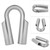 304 Stainless Steel Tube Thimble For Winch Rope Boating Accessories(12mm 1pcs)