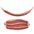 Portable Camping Hammock Lightweight Outdoor Travel Hammock with Hardwood Spreader BarRed with Color Stripe