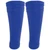1 Pair Soccer Shin Guard Socks Double Layer Shin Pad Sleeves for Football Training BlueYouth / M