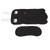 Reusable Castor Oil Pack Leakproof Adjustable Essential Oil Compression Wrap for Neck Waist Black