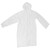 Outdoor Adult Transparent Portable Reusable Waterproof Fashion Hiking Camping Raincoat(White)